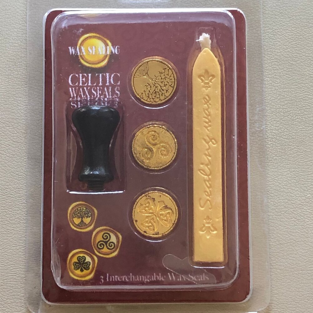 St. Paddy's Day Special!  The Celtic Card Team Set of 3 Wax Seals Set NWOT